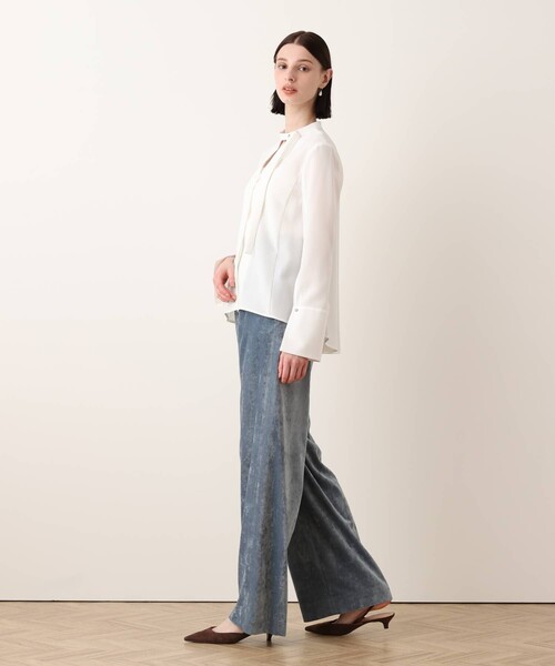 allureville(アルアバイル)の「パーティコールワイドパンツ(その他パンツ・レディース・イエロー/ブルー・2/1)」の10枚目の写真