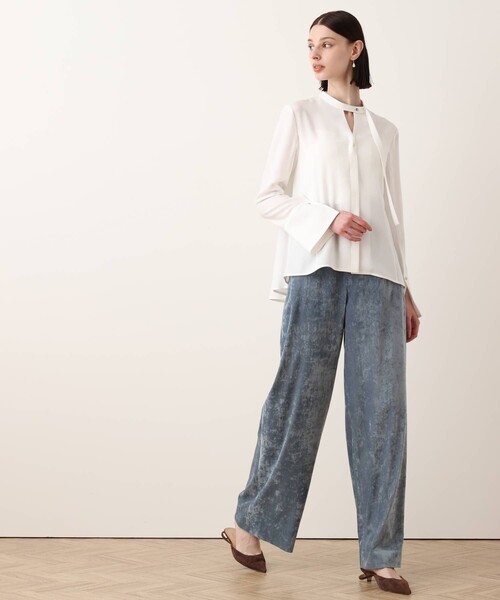 allureville(アルアバイル)の「パーティコールワイドパンツ(その他パンツ・レディース・イエロー/ブルー・2/1)」の11枚目の写真