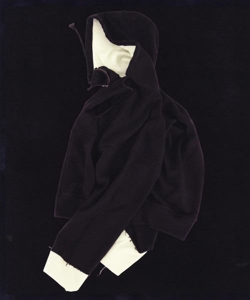 Russeluno ラッセルノ PATTERN MASK HOODIE パーカー RUSSELL ATHLETIC / ラッセル アスレティック 別注 Layered Zip Hoodie
