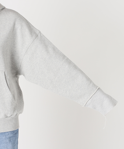 Russell Athletic（ラッセルアスレティック）の「RUSSELL ATHLETIC / ラッセル アスレティック 別注 Layered Zip Hoodie（パーカー・メンズ・ブラック/グレー・MEDIUM/LARGE）」の11枚目の写真