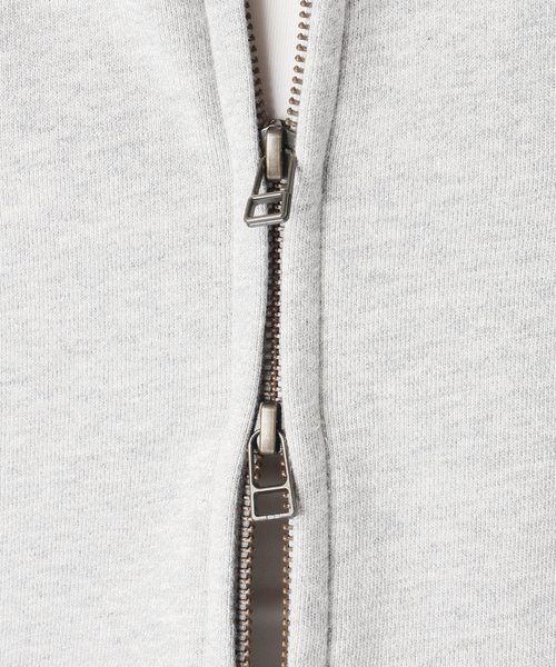 Russell Athletic（ラッセルアスレティック）の「RUSSELL ATHLETIC / ラッセル アスレティック 別注 Layered Zip Hoodie（パーカー・メンズ・ブラック/グレー・MEDIUM/LARGE）」の13枚目の写真
