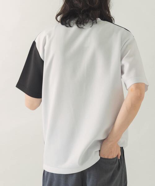 ITEMS URBANRESEARCH(アイテムズ アーバンリサーチ)の「ブロッキングデザインポンチTシャツ(Tシャツ/カットソー・メンズ・ブルー系その他/グレー系その他・MEDIUM/LARGE)」の14枚目の写真