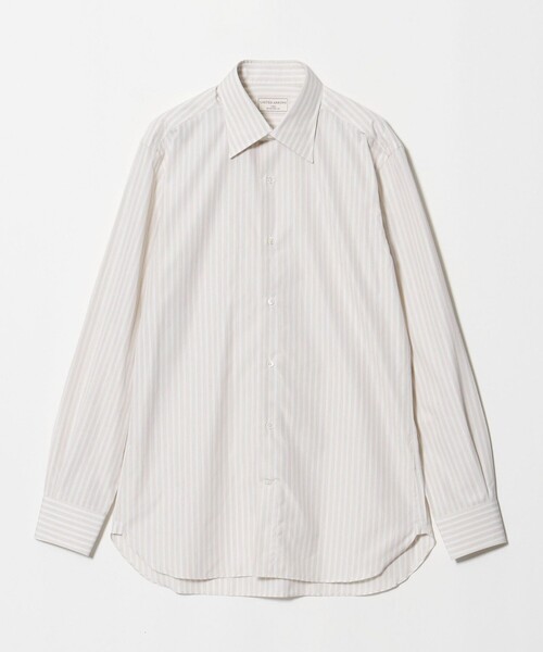 UNITED ARROWS(ユナイテッドアローズ)の「THOMAS MASON ファンシーストライプ レギュラーカラーシャツ(シャツ/ブラウス・メンズ・ベージュ・41cm/38cm/40cm/39cm)」の2枚目の写真