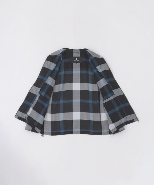 BLACK LABEL CRESTBRIDGE(ブラックレーベル・クレストブリッジ)の「クレストブリッジチェックシャツアウター(ブルゾン・メンズ・ベージュ系その他2/ブラック・XL/L/M)」の9枚目の写真