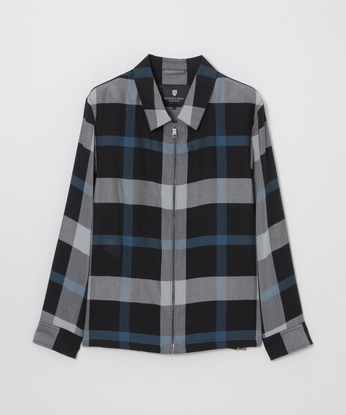 BLACK LABEL CRESTBRIDGE(ブラックレーベル・クレストブリッジ)の「クレストブリッジチェックシャツアウター(ブルゾン・メンズ・ベージュ系その他2/ブラック・XL/L/M)」の10枚目の写真