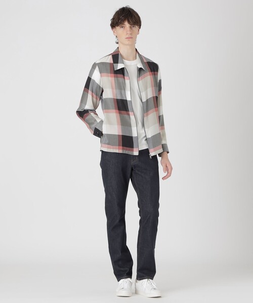 BLACK LABEL CRESTBRIDGE(ブラックレーベル・クレストブリッジ)の「クレストブリッジチェックシャツアウター(ブルゾン・メンズ・ベージュ系その他2/ブラック・XL/L/M)」の11枚目の写真