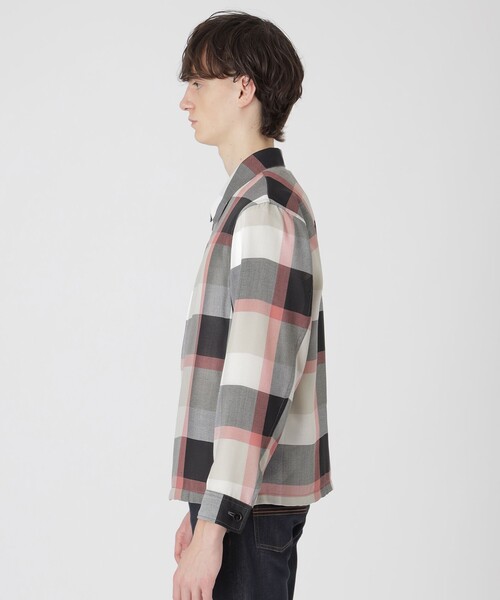 BLACK LABEL CRESTBRIDGE(ブラックレーベル・クレストブリッジ)の「クレストブリッジチェックシャツアウター(ブルゾン・メンズ・ベージュ系その他2/ブラック・XL/L/M)」の13枚目の写真