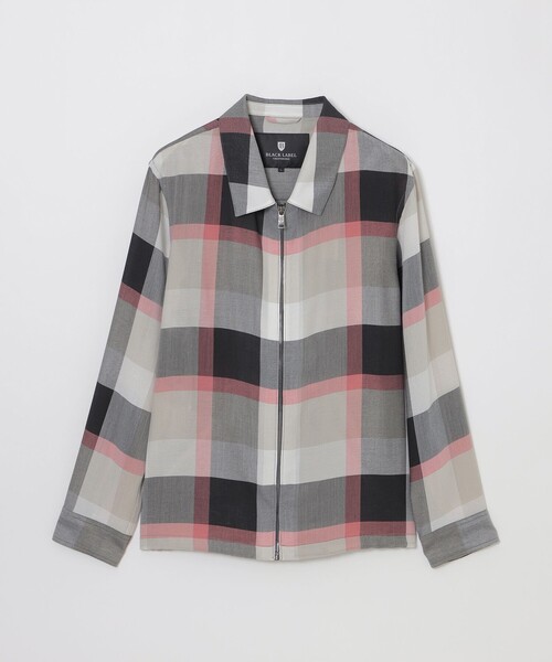 BLACK LABEL CRESTBRIDGE(ブラックレーベル・クレストブリッジ)の「クレストブリッジチェックシャツアウター(ブルゾン・メンズ・ベージュ系その他2/ブラック・XL/L/M)」の18枚目の写真