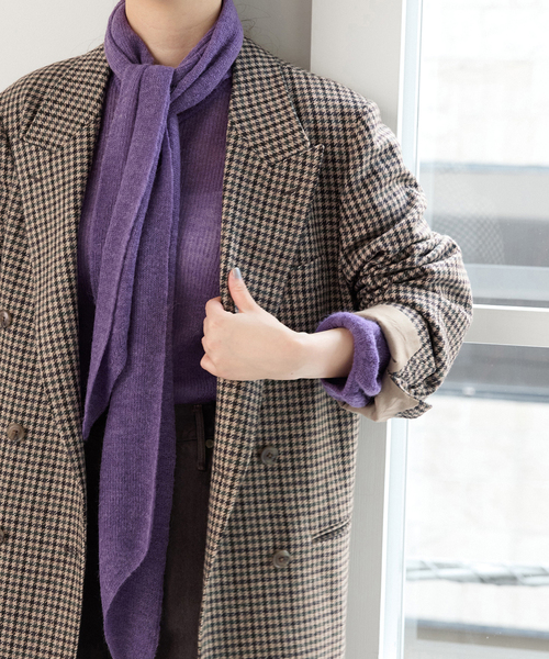 IENA（イエナ）の「COUTURE D'ADAM/クチュールドアダム 別注 Shepherd Check JK 26AW-005（テーラードジャケット・レディース・ブラウン・38）」の8枚目の写真