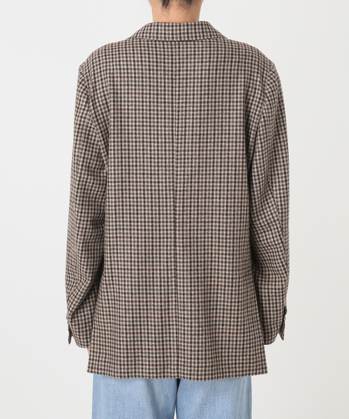 IENA（イエナ）の「COUTURE D'ADAM/クチュールドアダム 別注 Shepherd Check JK 26AW-005（テーラードジャケット・レディース・ブラウン・38）」の17枚目の写真