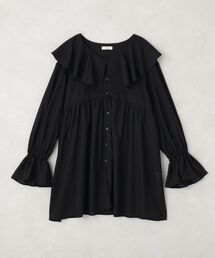 フリルカラーチュニック
