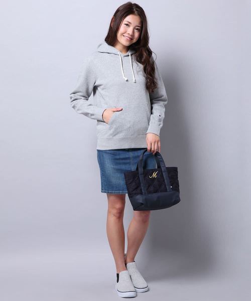 Champion(チャンピオン)の「【Champion】無地スウェットパーカー(パーカー・レディース・グレー/ベージュ/ホワイト/オリーブ/ブラック/ネイビー・SMALL/LARGE/MEDIUM)」の16枚目の写真