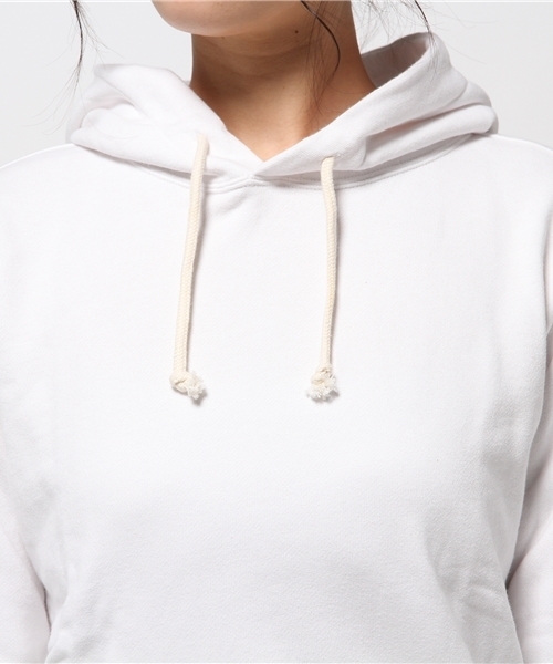 Champion(チャンピオン)の「【Champion】無地スウェットパーカー(パーカー・レディース・グレー/ベージュ/ホワイト/オリーブ/ブラック/ネイビー・SMALL/LARGE/MEDIUM)」の10枚目の写真