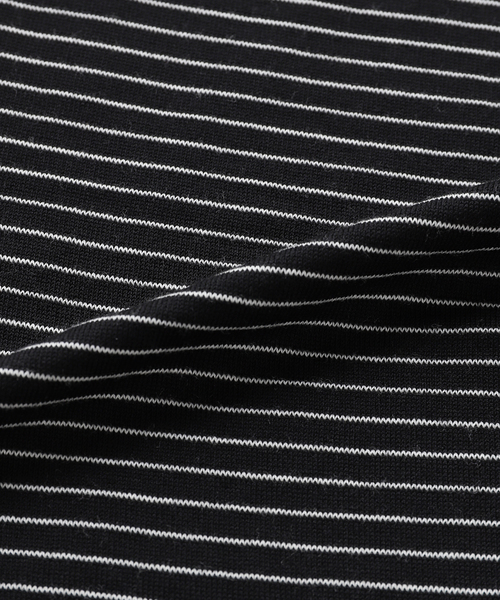 EDIFICE(エディフィス)の「Product Twelve(プロダクトトゥエルブ) Super140's Melino Wool Long Sleeve T-(Tシャツ/カットソー・メンズ・ブラック・2/3)」の3枚目の写真
