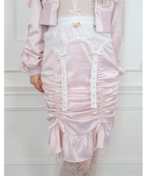 Fiorforte（フィオルフォルテ）の「garter drawstring skirt（スカート）」