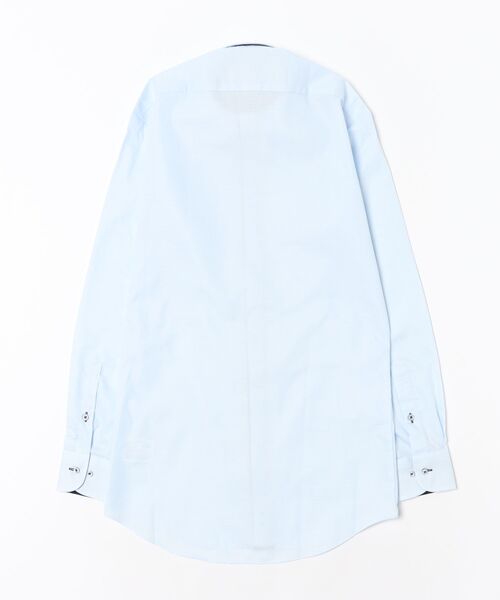 TOKYO SHIRTS(トウキョウシャツ)の「【超形態安定】【吸水速乾】 形態安定ノンアイロン ボタンダウン 長袖ビジネスワイシャツ(大きいサイズ・長いサイズ)(ビジネスシャツ・メンズ・サックスブルー・首回り41cm-裄丈90cm/首回り42cm-裄丈90cm/首回り39cm-裄丈88cm/首回り47cm-裄丈90cm/首回り47cm-裄丈86cm/首回り45cm-裄丈86cm/首回り43cm-裄丈90cm/首回り45cm-裄丈82cm/首回り45cm-裄丈90cm)」の7枚目の写真