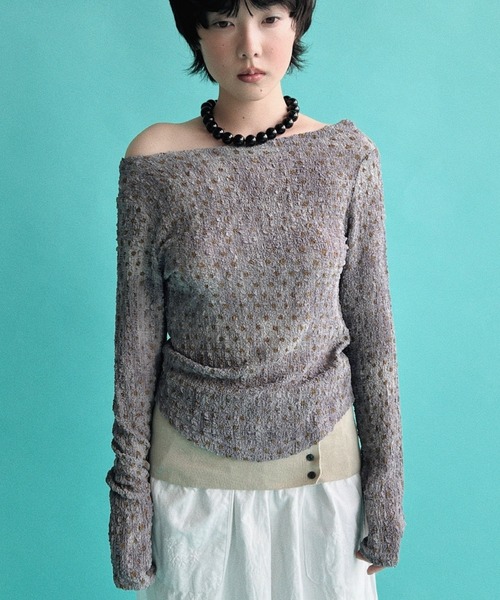 musubore（ムスボレ）の「【 select 】chunky beads choker / チャンキービーズチョーカー（チョーカー・レディース・ブラック・FREE）」の9枚目の写真