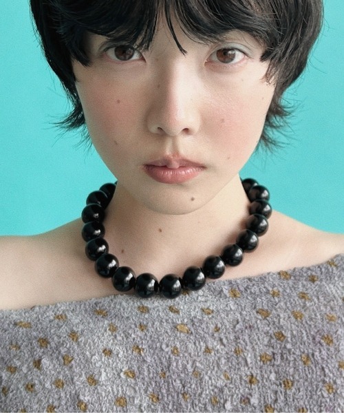 musubore（ムスボレ）の「【 select 】chunky beads choker / チャンキービーズチョーカー（チョーカー・レディース・ブラック・FREE）」の10枚目の写真