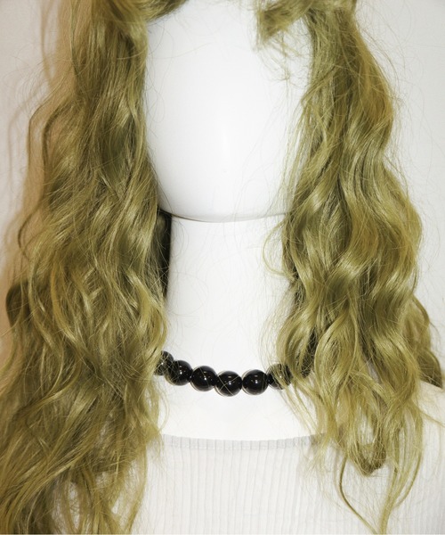 musubore（ムスボレ）の「【 select 】chunky beads choker / チャンキービーズチョーカー（チョーカー・レディース・ブラック・FREE）」の13枚目の写真