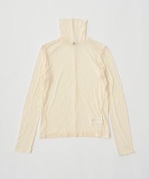 UNFIL アンフィル / cashmere&supima cotton gauze jersey turtle-neck Tee カシミアスーピマコットンガーゼジャージータートルネックTシャツ / WXFL-UW104