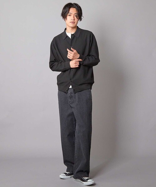 UNION STATION(ユニオンステーション)の「WIDE LEG デニムパンツ(その他パンツ・メンズ・ブルー/ブラック・M/L)」の11枚目の写真
