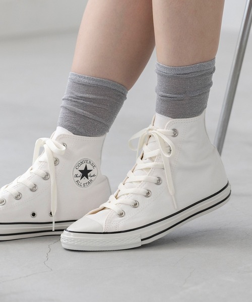 CONVERSE(コンバース)の「CONVERSE コンバース ALL STAR POINTEDTOE HI オールスター ポインテッドトゥ ハイカット スニーカー(スニーカー・レディース・ホワイト・24.0cm)」の1枚目の写真