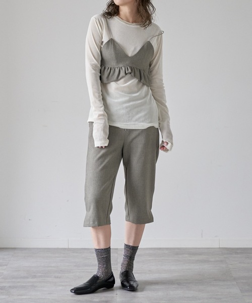 model：162cm. 着用サイズ：FREE