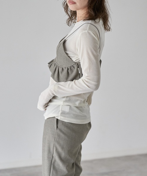 model：162cm. 着用サイズ：FREE