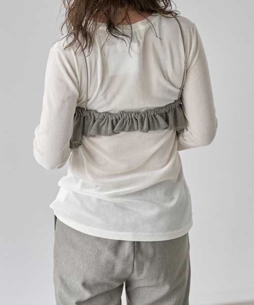 model：162cm. 着用サイズ：FREE