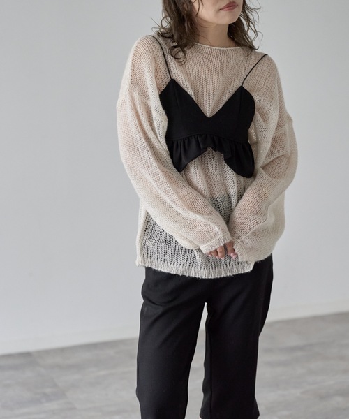 model：162cm. 着用サイズ：FREE