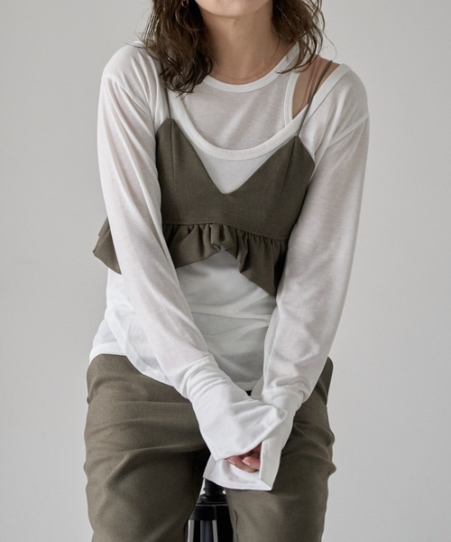model：162cm. 着用サイズ：FREE
