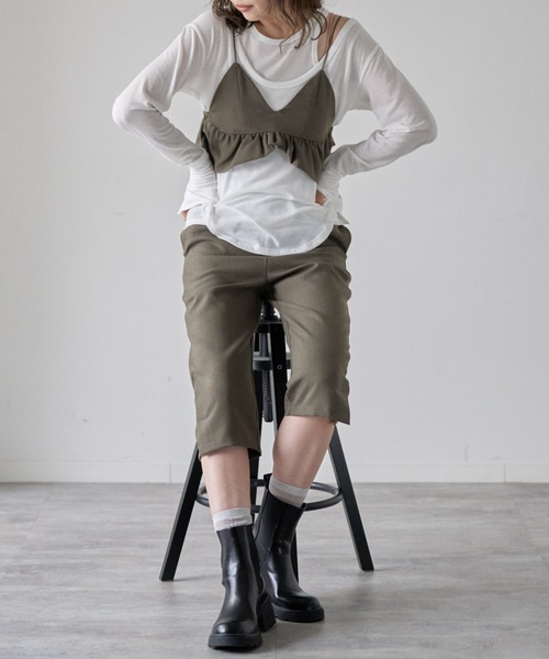model：162cm. 着用サイズ：FREE