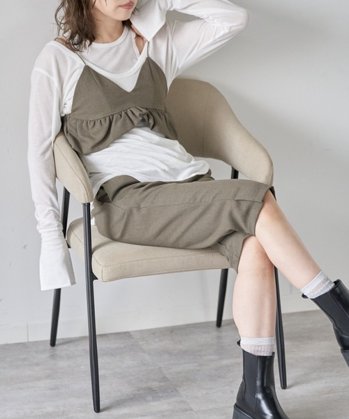 model：162cm. 着用サイズ：FREE