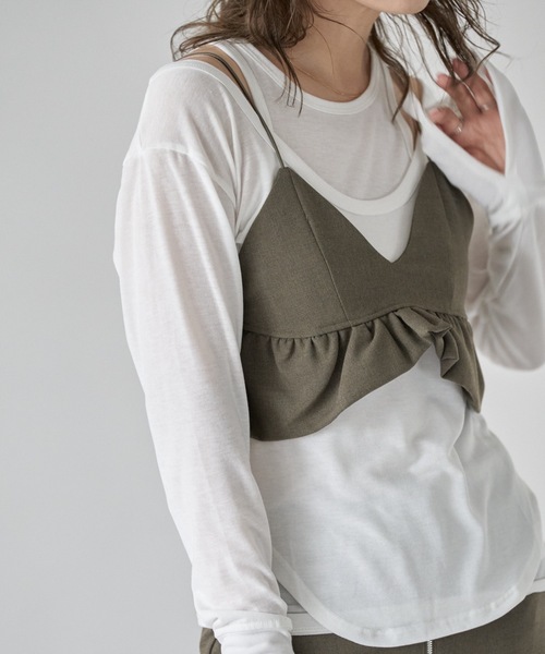model：162cm. 着用サイズ：FREE