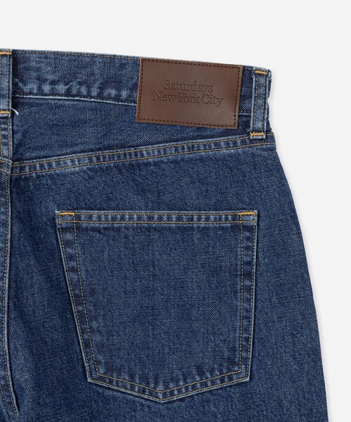 Saturdays NYC(サタデーズ ニューヨークシティ )の「Tobias Straight Denim Pant(デニムパンツ・メンズ・ブルー/ブラック・28/30/32/34)」の7枚目の写真