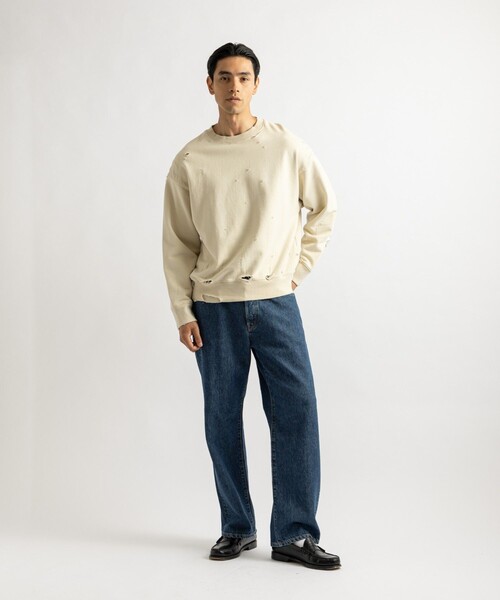 Saturdays NYC(サタデーズ ニューヨークシティ )の「Tobias Straight Denim Pant(デニムパンツ・メンズ・ブルー/ブラック・28/30/32/34)」の9枚目の写真