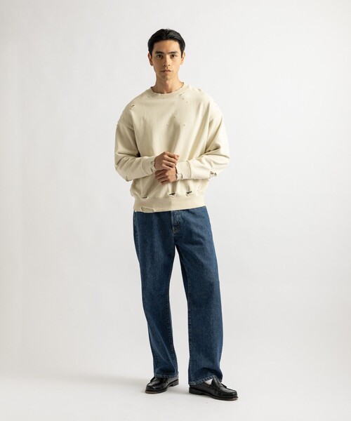 Saturdays NYC(サタデーズ ニューヨークシティ )の「Tobias Straight Denim Pant(デニムパンツ・メンズ・ブルー/ブラック・28/30/32/34)」の10枚目の写真