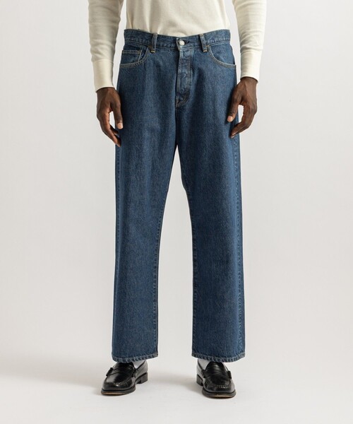 Saturdays NYC(サタデーズ ニューヨークシティ )の「Tobias Straight Denim Pant(デニムパンツ・メンズ・ブルー/ブラック・28/30/32/34)」の2枚目の写真