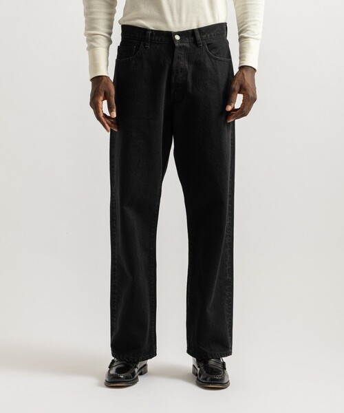 Saturdays NYC(サタデーズ ニューヨークシティ )の「Tobias Straight Denim Pant(デニムパンツ・メンズ・ブルー/ブラック・28/30/32/34)」の1枚目の写真
