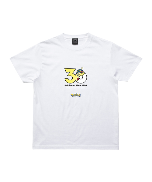 ZOZOSPOT(ゾゾスポット)の「Pokemon 30th Anniversary 1025 T-shirt 「シビビール」(Tシャツ/カットソー・レディース・ホワイト・SMALL/MEDIUM/LARGE/X-LARGE/XX-LARGE/XXX-LARGE/100cm/110cm/120cm/130cm/140cm/150cm/160cm)」の1枚目の写真