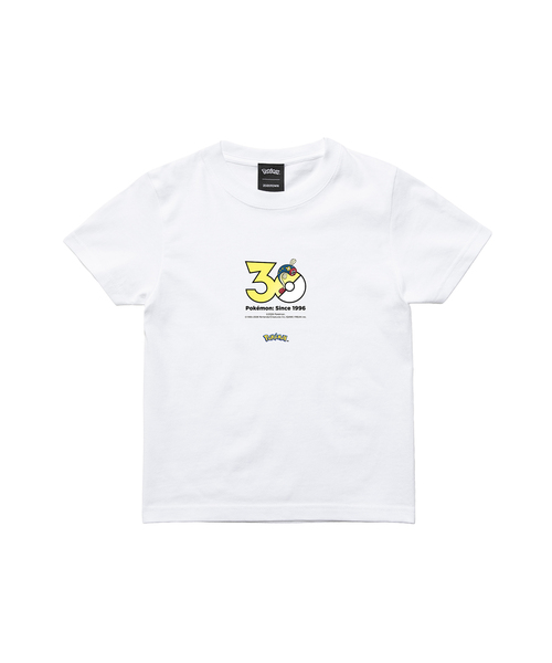 ZOZOSPOT(ゾゾスポット)の「Pokemon 30th Anniversary 1025 T-shirt 「シビビール」(Tシャツ/カットソー・レディース・ホワイト・SMALL/MEDIUM/LARGE/X-LARGE/XX-LARGE/XXX-LARGE/100cm/110cm/120cm/130cm/140cm/150cm/160cm)」の2枚目の写真