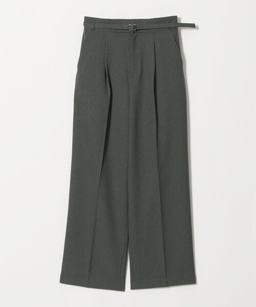 A DAY IN THE LIFE UNITED ARROWS(アデイインザライフユナイテッドアローズ)の「ツイル ベルト タックワイドパンツ ‐ウォッシャブル‐ <A DAY IN THE LIFE>(その他パンツ・レディース・ブラック/モカ/ダークグレー・40/36/38)」の9枚目の写真