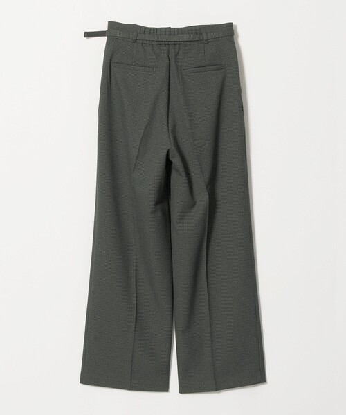 A DAY IN THE LIFE UNITED ARROWS(アデイインザライフユナイテッドアローズ)の「ツイル ベルト タックワイドパンツ ‐ウォッシャブル‐ <A DAY IN THE LIFE>(その他パンツ・レディース・ブラック/モカ/ダークグレー・40/36/38)」の10枚目の写真