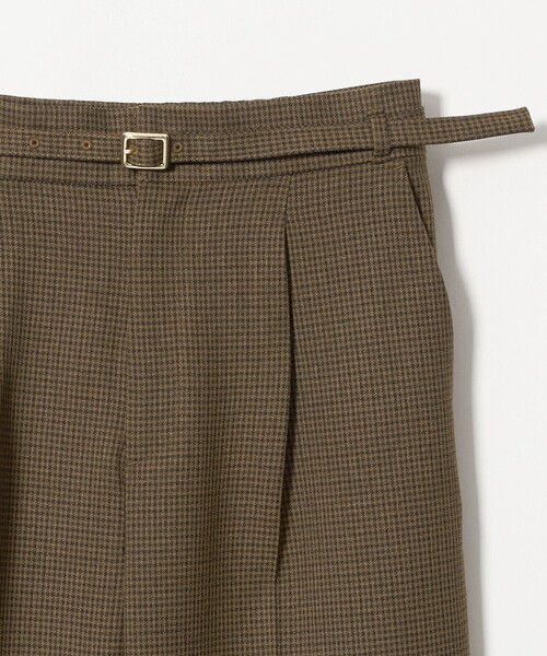 A DAY IN THE LIFE UNITED ARROWS(アデイインザライフユナイテッドアローズ)の「ツイル ベルト タックワイドパンツ ‐ウォッシャブル‐ <A DAY IN THE LIFE>(その他パンツ・レディース・ブラック/モカ/ダークグレー・40/36/38)」の18枚目の写真