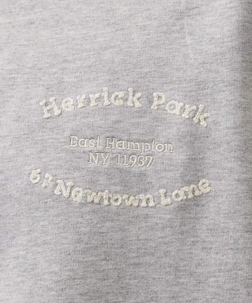 Dessin(デッサン)の「ロゴ刺繍ミニ裏毛Tシャツ(Tシャツ/カットソー・メンズ・グレー/モスグリーン/オフホワイト/チャコールグレー・03/02)」の14枚目の写真