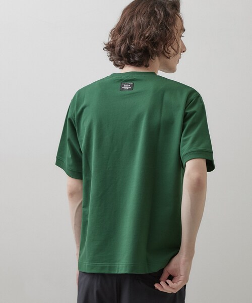 Dessin(デッサン)の「ロゴ刺繍ミニ裏毛Tシャツ(Tシャツ/カットソー・メンズ・グレー/モスグリーン/オフホワイト/チャコールグレー・03/02)」の19枚目の写真