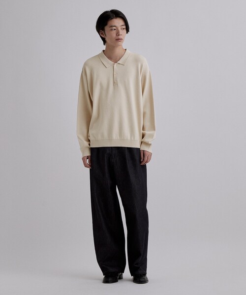 tk.TAKEO KIKUCHI(ティーケータケオキクチ)の「CARE FREE KNITポロシャツ(ニット/セーター・メンズ・ブラック/オフホワイト/ブラウン系その他・02/03/04)」の17枚目の写真