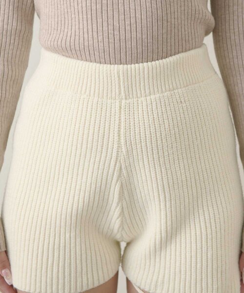 Belle Charme(ベルシャルム)の「【Belle Charme】Cross Ribbon Knit Pants(その他パンツ・レディース・ブラック/ベージュ/アイボリー・FREE)」の12枚目の写真