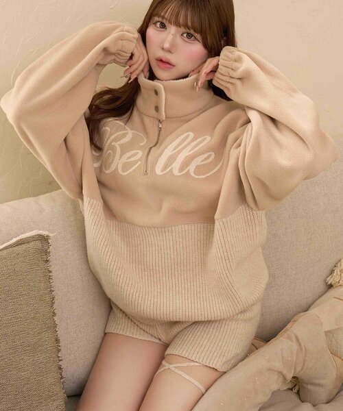 Belle Charme(ベルシャルム)の「【Belle Charme】Cross Ribbon Knit Pants(その他パンツ・レディース・ブラック/ベージュ/アイボリー・FREE)」の20枚目の写真