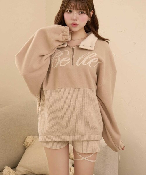 Belle Charme(ベルシャルム)の「【Belle Charme】Cross Ribbon Knit Pants(その他パンツ・レディース・ブラック/ベージュ/アイボリー・FREE)」の22枚目の写真